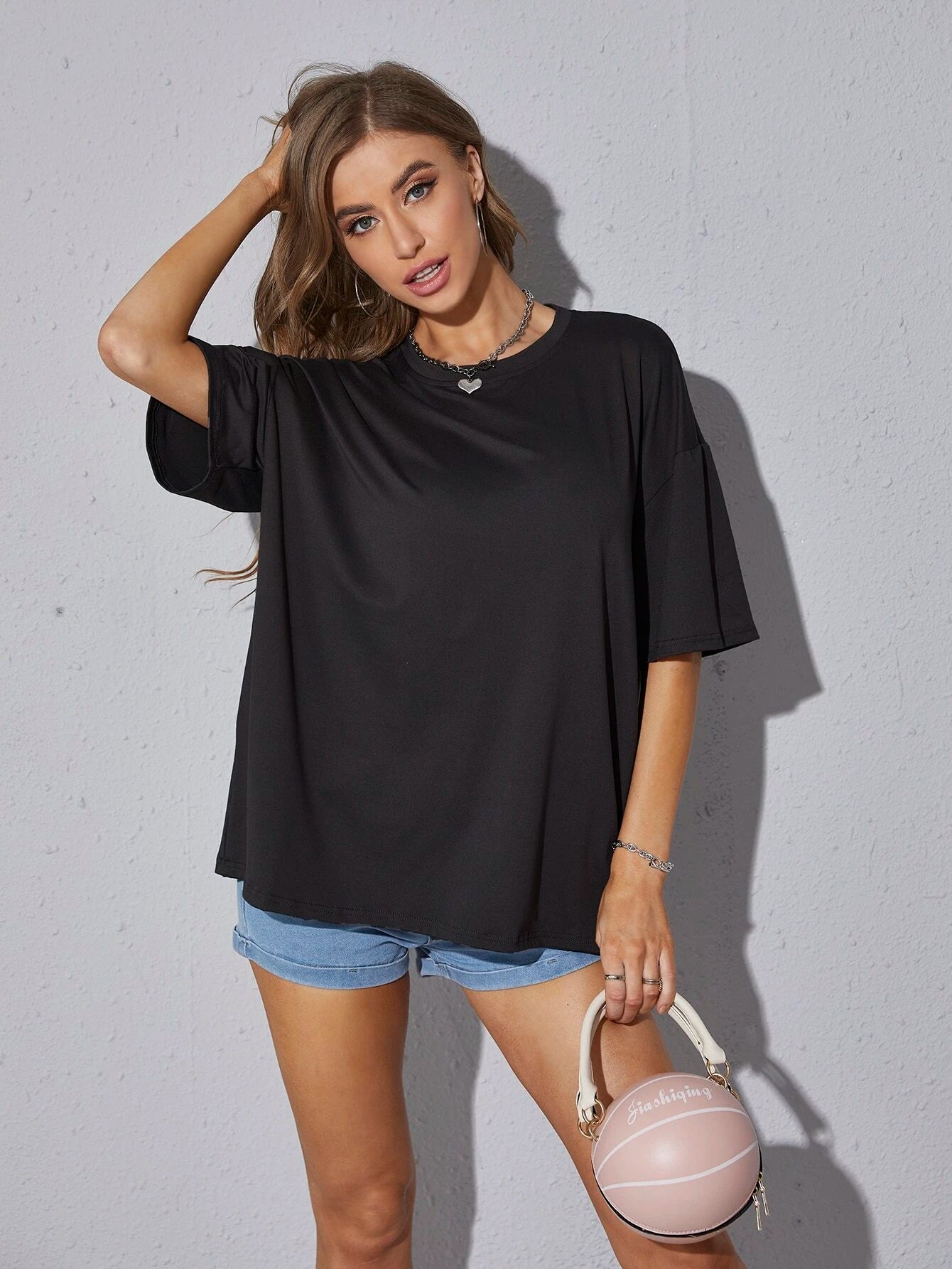 Black Oversized T-shirt