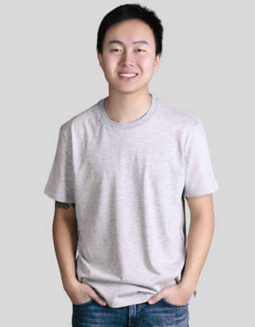 Grey Regular Solid T-shirt