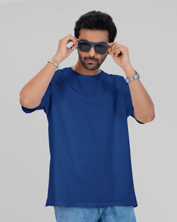 Blue Oversized T-shirt
