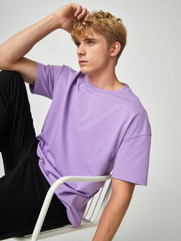 Purple Oversized T-shirt