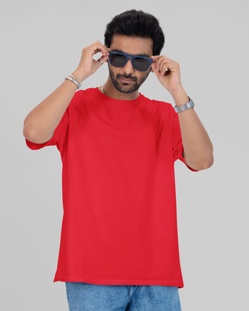 Red Oversized T-shirt