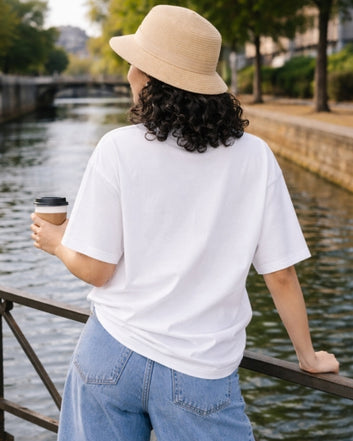 Blessed - Oversized White T-shirt