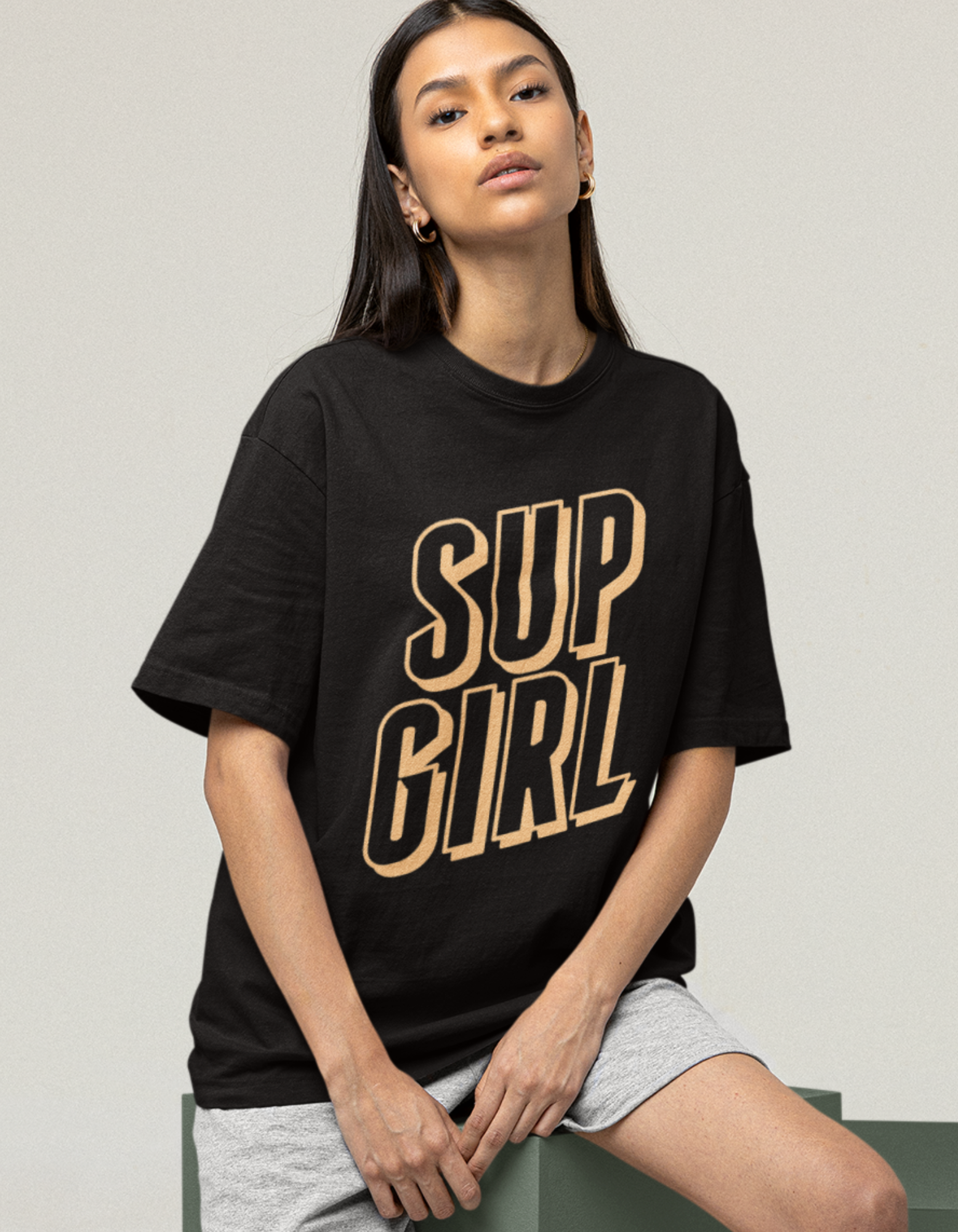 Sup Girl - Oversized T-shirt