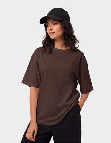 Dark Brown Oversized T-shirt