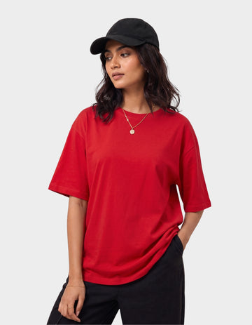 Red Oversized T-shirt
