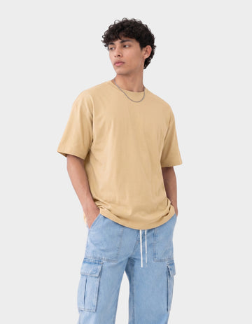 Beige Brown - Oversized T-shirt