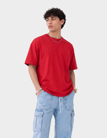 Red Oversized T-shirt