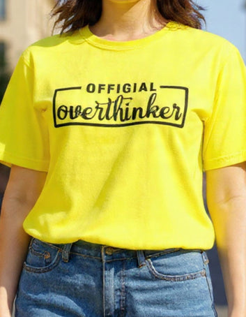 Official Overthinker
