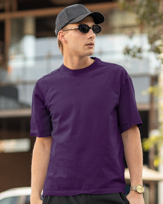 Dark Purple Oversized T-shirt