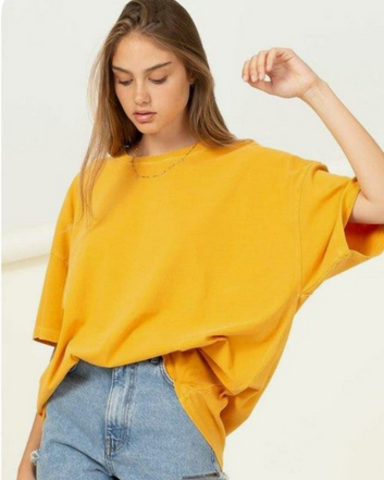 Mustard Oversized T-shirt