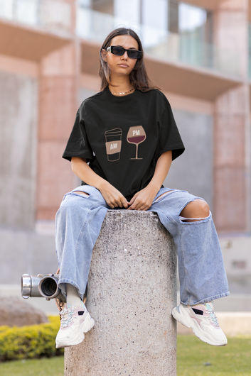 AM PM -Oversized T-shirt