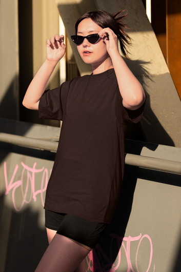 Dark Brown Oversized T-shirt