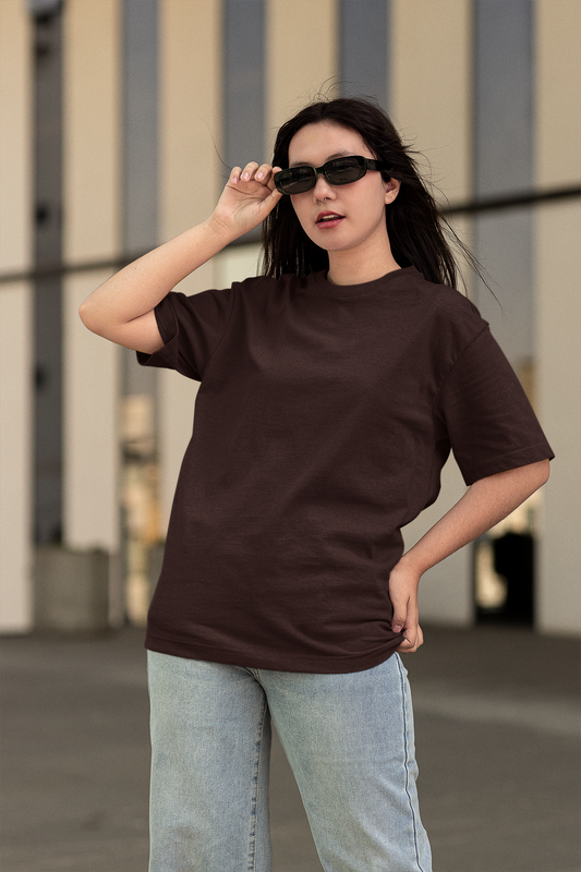 Dark Brown Oversized T-shirt