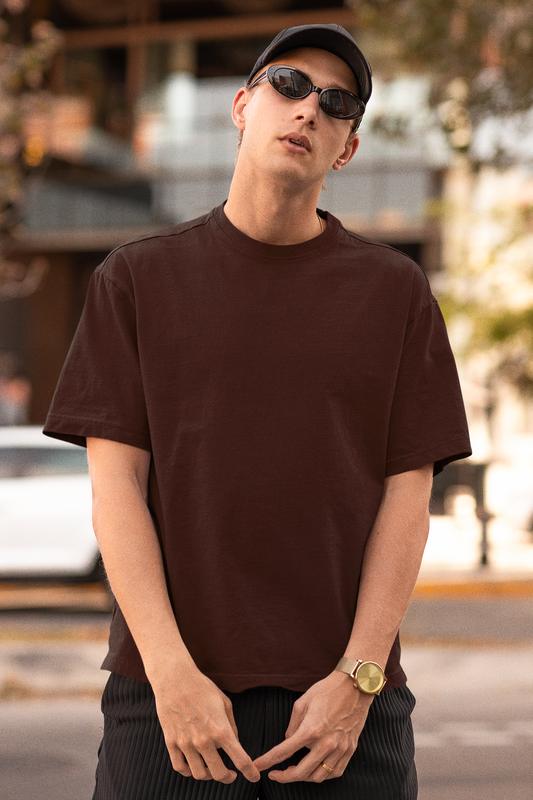 Dark Brown Oversized T-shirt