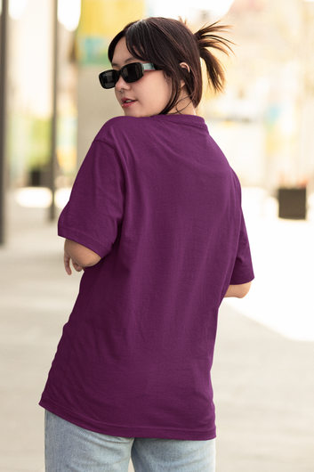 Dark Purple Oversized T-shirt