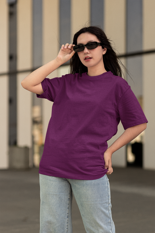 Dark Purple Oversized T-shirt