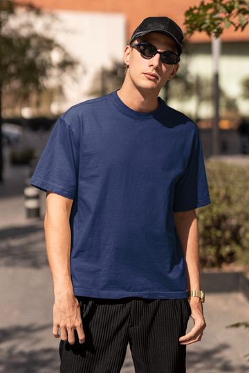 Blue Oversized T-shirt