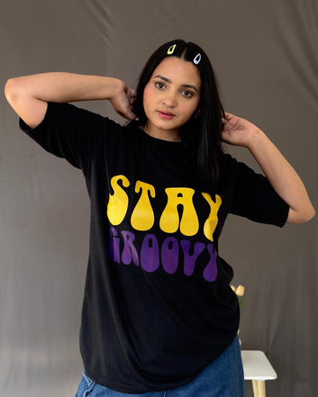 Stay Groovy - Oversized T-shirt