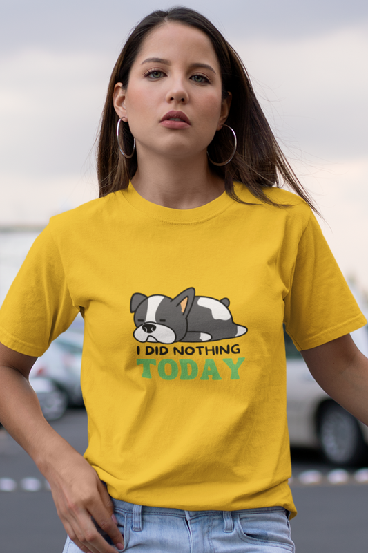 I did Nothing Today - Oversized T-shirt