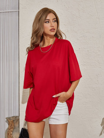 Red Oversized T-shirt